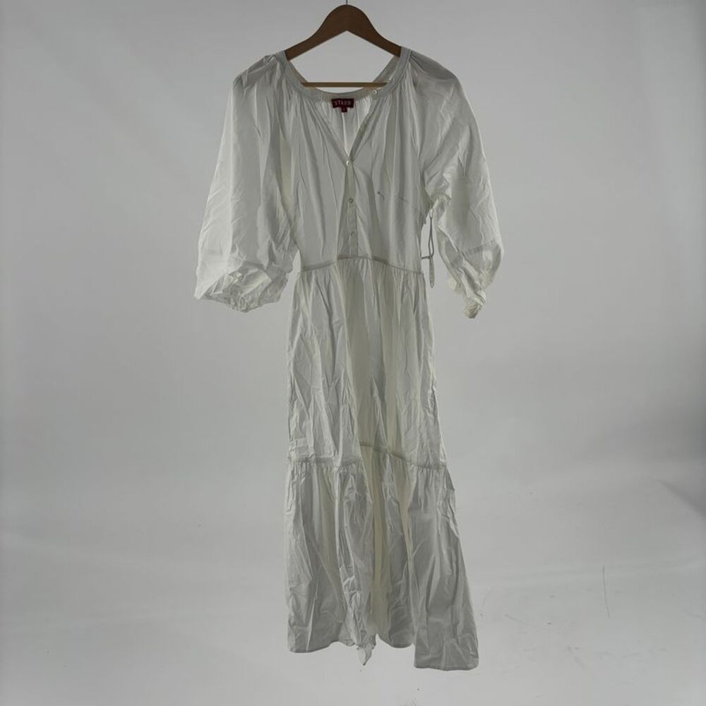 STAUD White Demi Dress